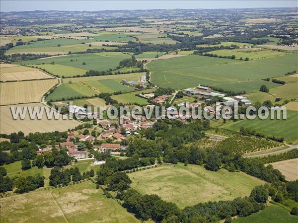 Photo aérienne de Bazoges-en-Pareds