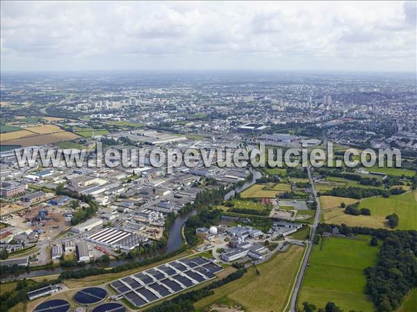 Photo aérienne de Rennes