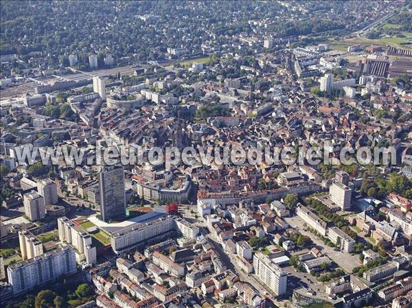 Photo aérienne de Mulhouse