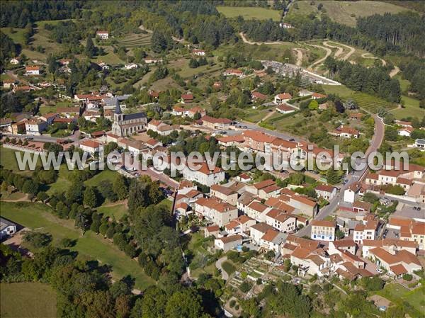 Photo aérienne de Saint-Alban-les-Eaux