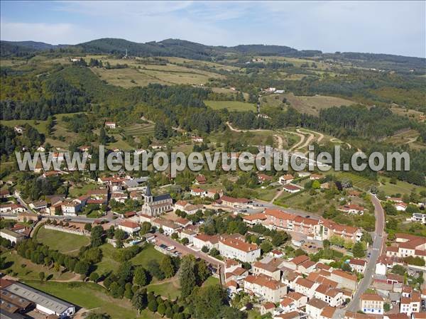 Photo aérienne de Saint-Alban-les-Eaux