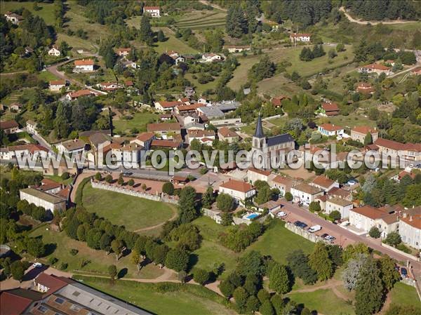 Photo aérienne de Saint-Alban-les-Eaux