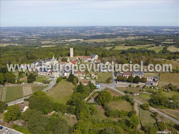 Photo aérienne de Toulx-Sainte-Croix