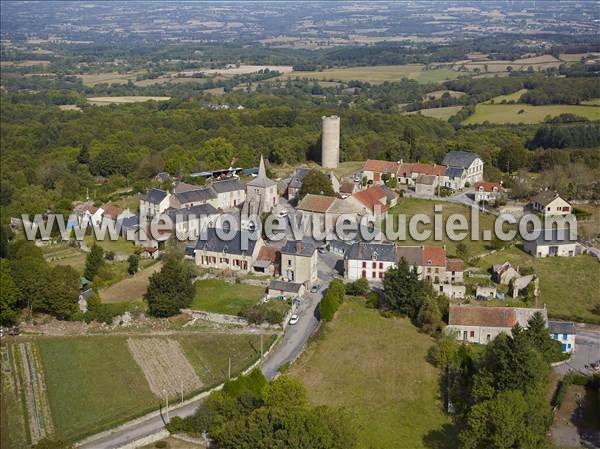 Photo aérienne de Toulx-Sainte-Croix