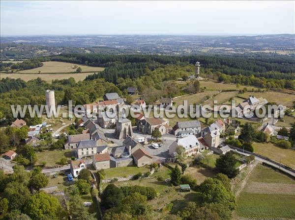 Photo aérienne de Toulx-Sainte-Croix