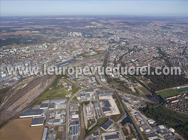 Photo aérienne de Dijon