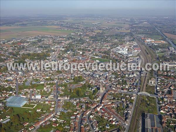 Photo aérienne de Chauny