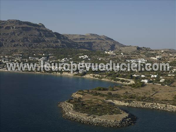 Photo aérienne de Lindos Photo aérienne de Lindos