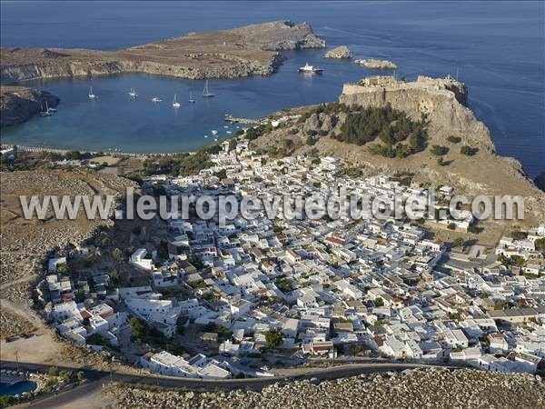 Photo aérienne de Lindos