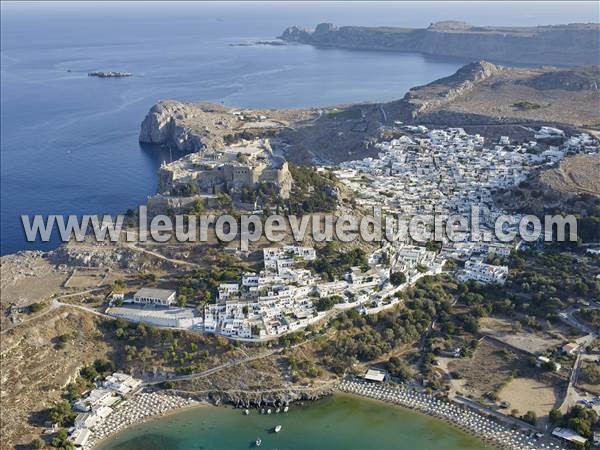 Photo aérienne de Lindos