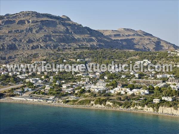 Photo aérienne de Lindos Photo aérienne de Lindos