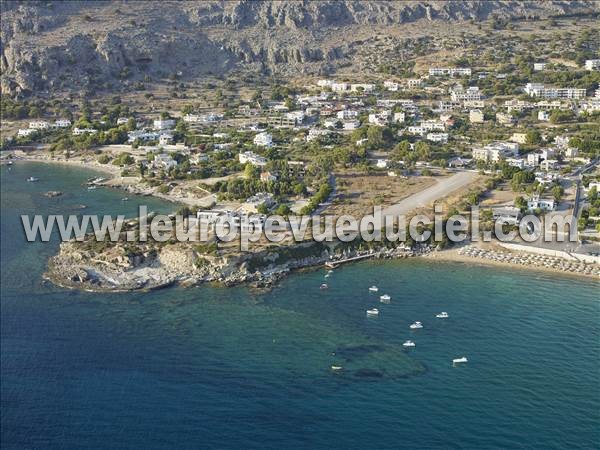 Photo aérienne de Lindos Photo aérienne de Lindos