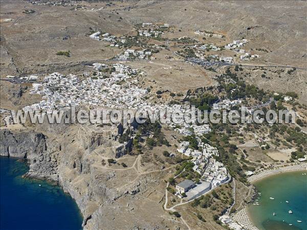 Photo aérienne de Lindos