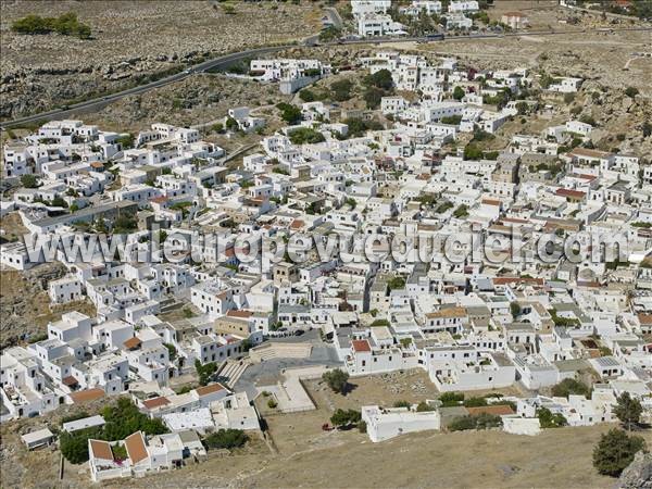 Photo aérienne de Lindos