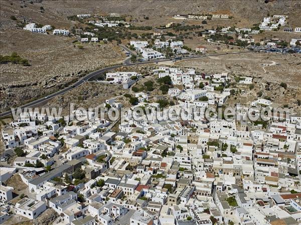 Photo aérienne de Lindos