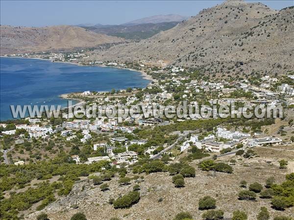 Photo aérienne de Lindos Photo aérienne de Lindos