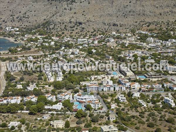 Photo aérienne de Lindos Photo aérienne de Lindos