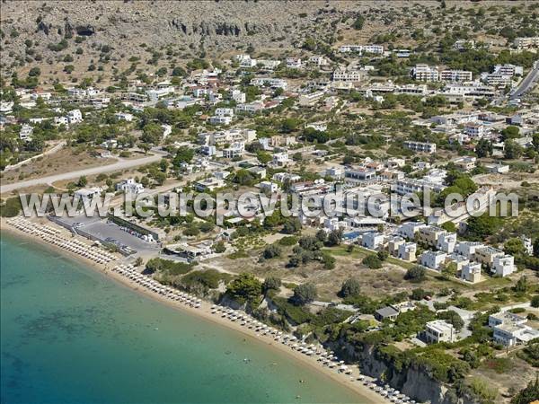 Photo aérienne de Lindos Photo aérienne de Lindos