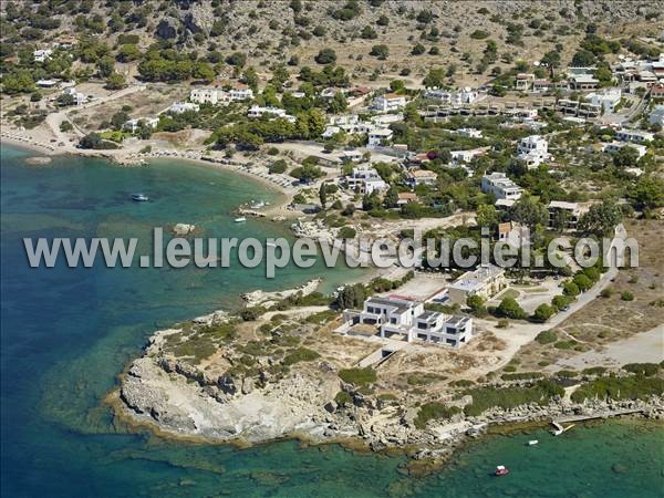 Photo aérienne de Lindos Photo aérienne de Lindos