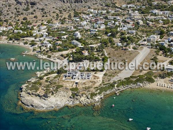 Photo aérienne de Lindos Photo aérienne de Lindos