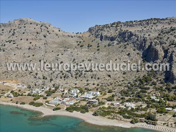 Photo aérienne de Lindos Photo aérienne de Lindos