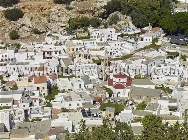 Photo aérienne de Lindos