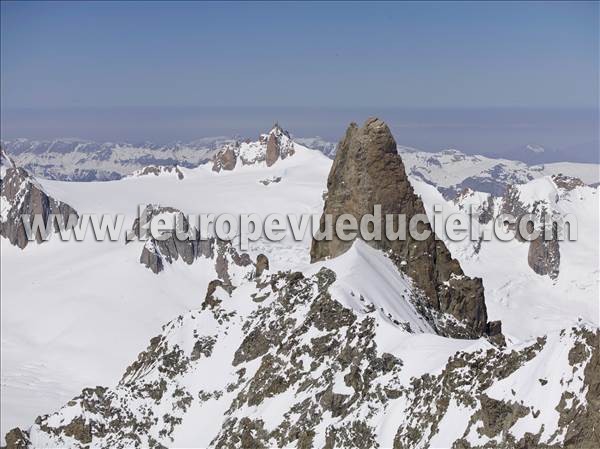 Photo aérienne de Chamonix-Mont-Blanc