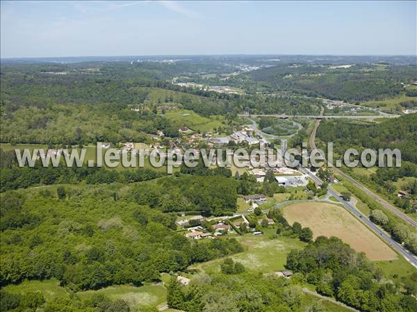 Photo aérienne de Saint-Laurent-sur-Manoire