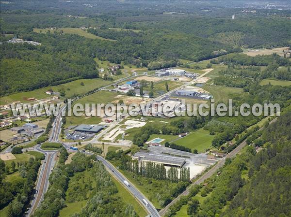 Photo aérienne de Saint-Laurent-sur-Manoire