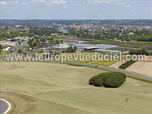 Photo aérienne de Bergerac