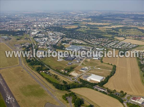 Photo aérienne de Moulins-ls-Metz