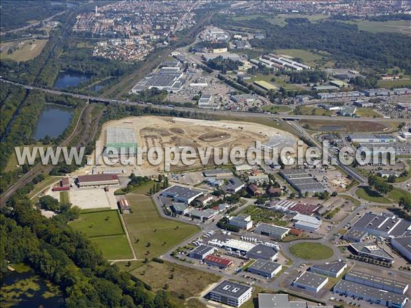 Photo aérienne de Moulins-ls-Metz