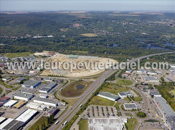 Photo aérienne de Moulins-ls-Metz