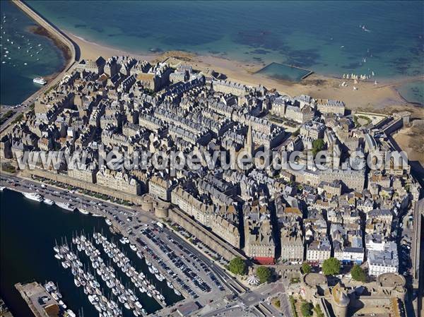 Photo aérienne de Saint-Malo