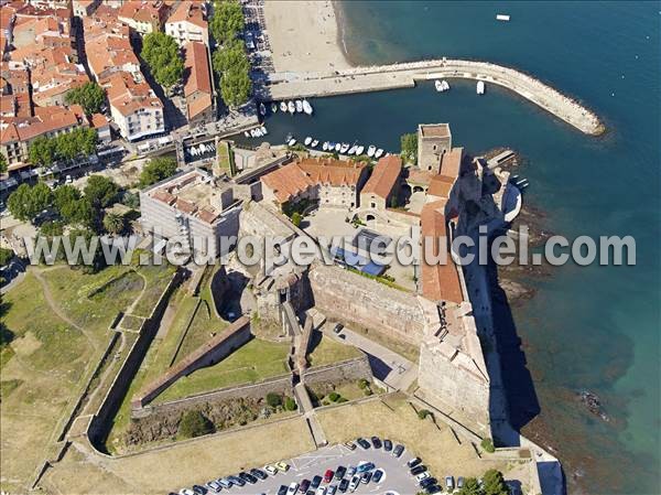 Photo aérienne de Collioure