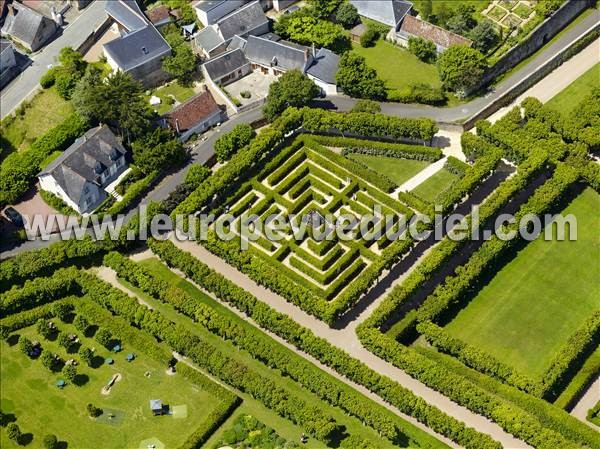 Photo aérienne de Villandry