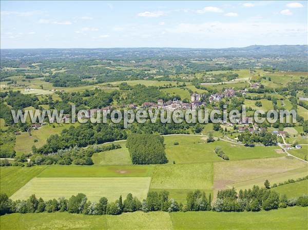 Photo aérienne de Curemonte