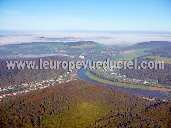 Photo aérienne de Marbache