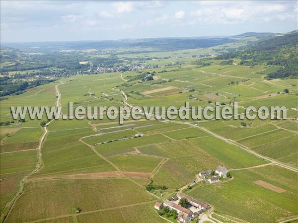 Photo aérienne de Chassagne-Montrachet