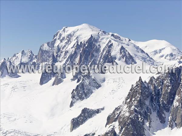 Photo aérienne de Chamonix-Mont-Blanc