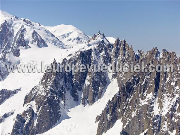 Photo aérienne de Chamonix-Mont-Blanc