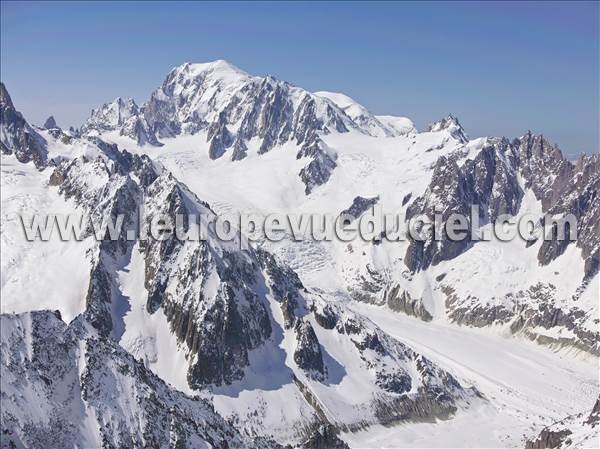 Photo aérienne de Chamonix-Mont-Blanc