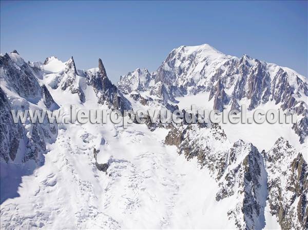 Photo aérienne de Chamonix-Mont-Blanc