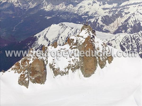 Photo aérienne de Chamonix-Mont-Blanc