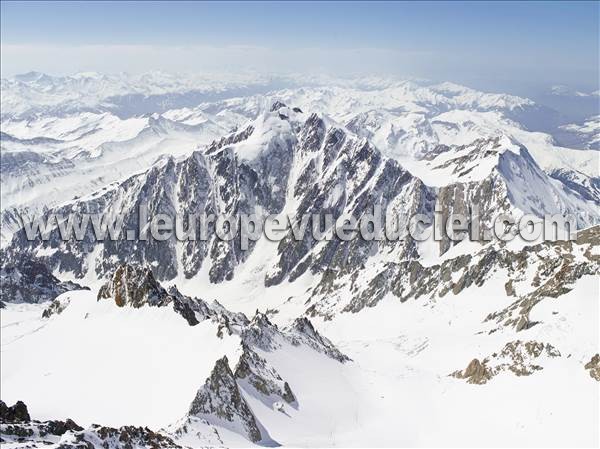 Photo aérienne de Chamonix-Mont-Blanc