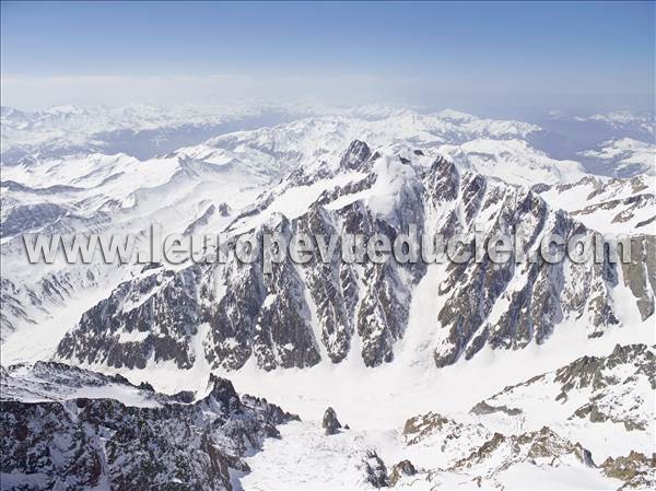 Photo aérienne de Chamonix-Mont-Blanc