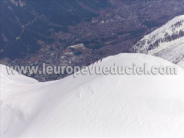 Photo aérienne de Chamonix-Mont-Blanc