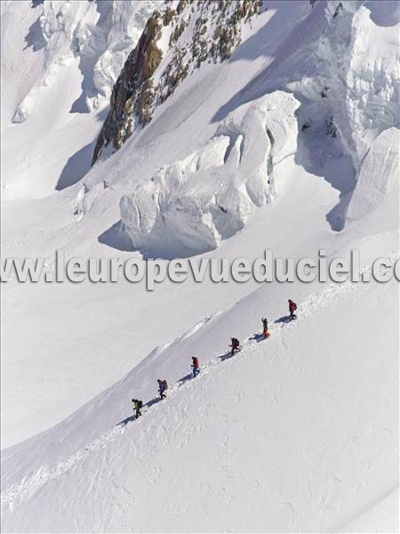 Photo aérienne de Chamonix-Mont-Blanc