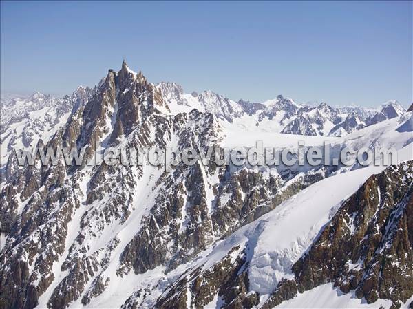 Photo aérienne de Chamonix-Mont-Blanc