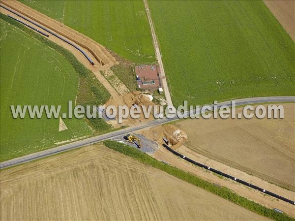 Photo aérienne de Hangest-en-Santerre